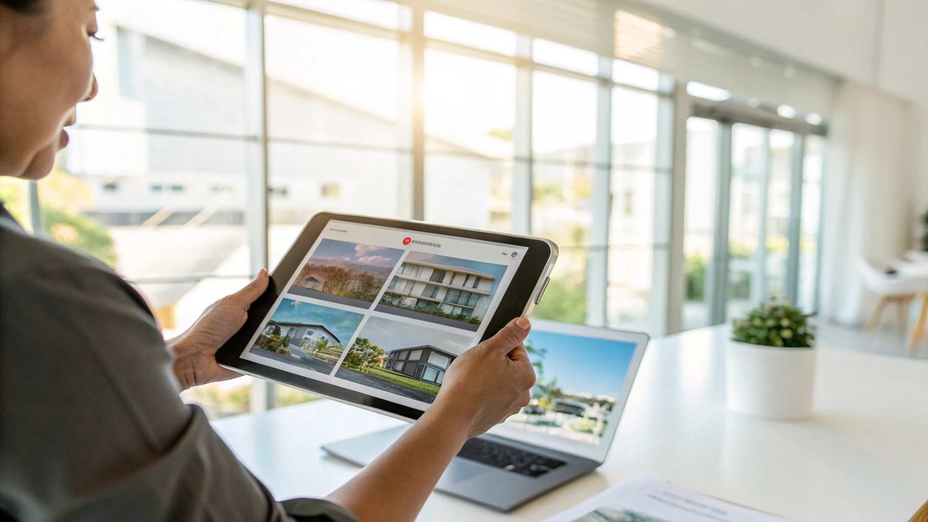 Vastgoedwebsite met zoekvriendelijke woningpagina's en snelle laadtijden