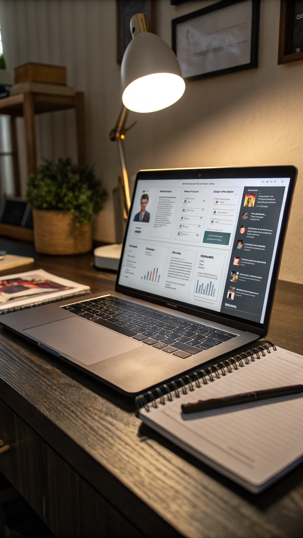 Portfolio website van een creatief studio met merkidentiteit en projectoverzicht